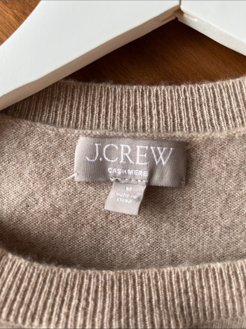 NWOT J. Crew | Cashmere Shrunken T-shirt | Heather Stone | Size M - Picture 5 of 12